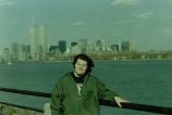 Panda and skyline